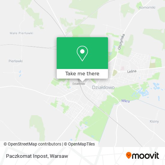 Paczkomat Inpost map