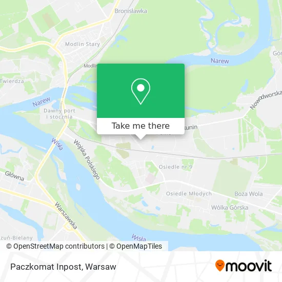 Paczkomat Inpost map