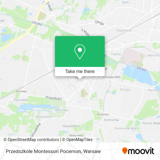 Карта Przedszkole Montessori Pocemon