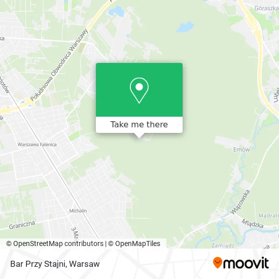 Bar Przy Stajni map