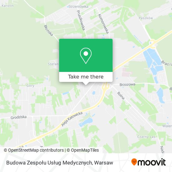 Budowa Zespołu Usług Medycznych map