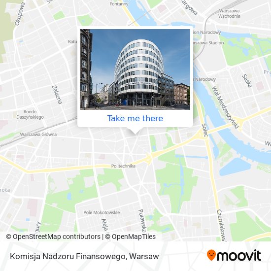 Komisja Nadzoru Finansowego map