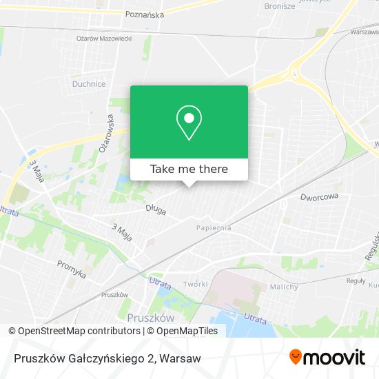 Pruszków Gałczyńskiego 2 map