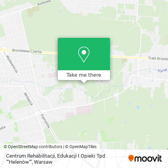 Centrum Rehabilitacji, Edukacji I Opieki Tpd ""Helenów"" map