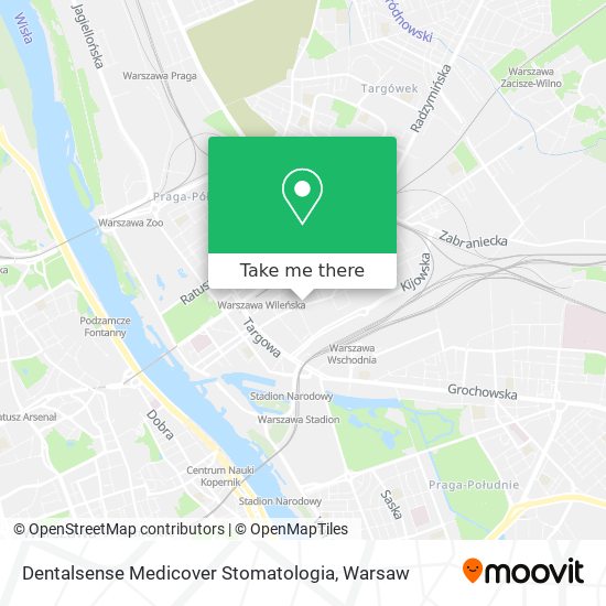 Dentalsense Medicover Stomatologia map