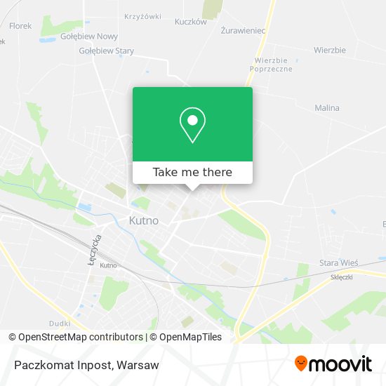 Paczkomat Inpost map