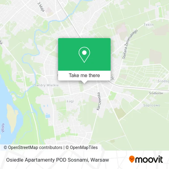Osiedle Apartamenty POD Sosnami map