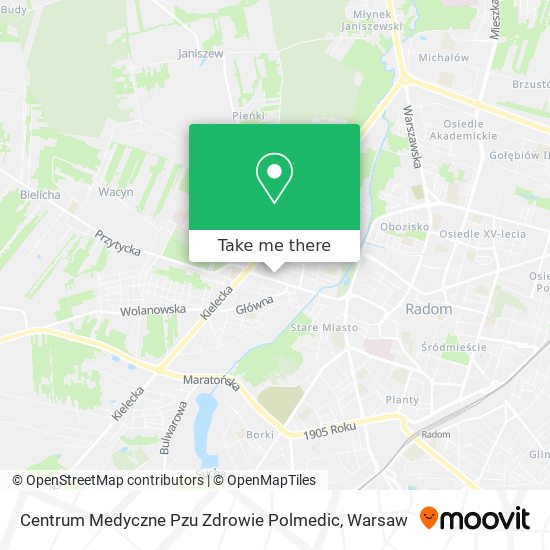 Centrum Medyczne Pzu Zdrowie Polmedic map