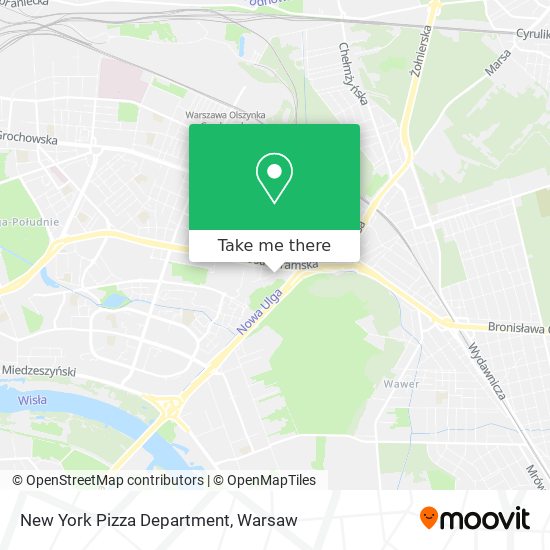 New York Pizza Department map