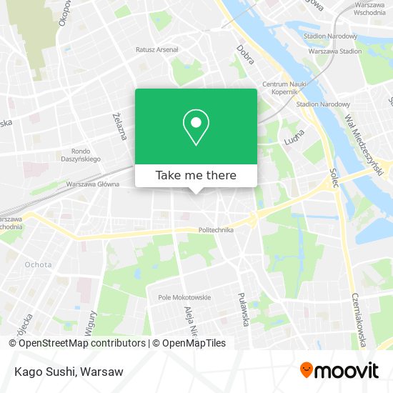 Kago Sushi map