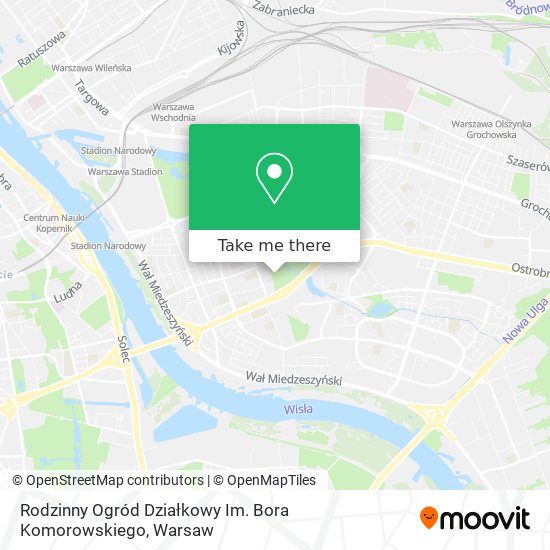 Rodzinny Ogród Działkowy Im. Bora Komorowskiego map