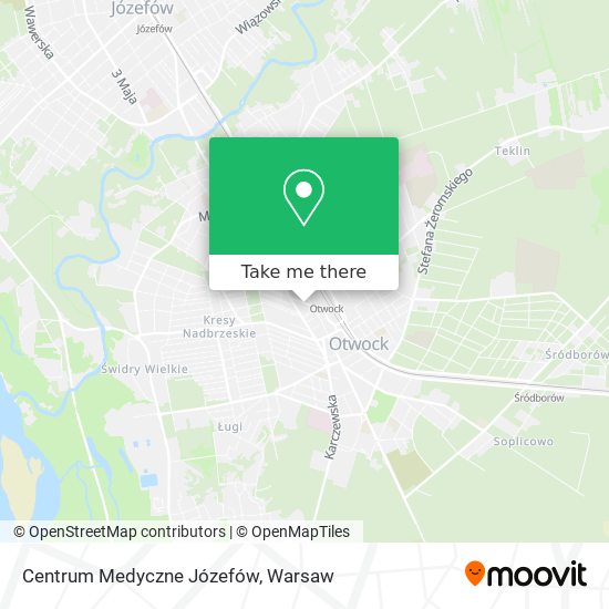 Centrum Medyczne Józefów map