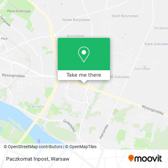 Paczkomat Inpost map