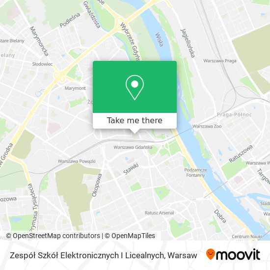 Zespół Szkół Elektronicznych I Licealnych map