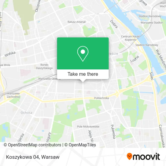 Карта Koszykowa 04