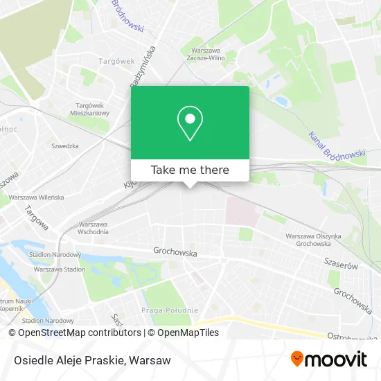 Карта Osiedle Aleje Praskie