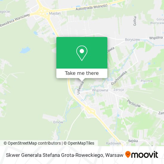 Skwer Generała Stefana Grota-Roweckiego map