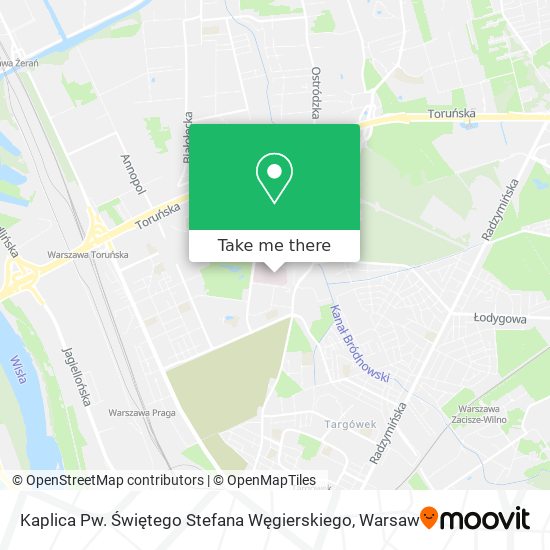 Kaplica Pw. Świętego Stefana Węgierskiego map