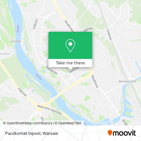 Paczkomat Inpost map