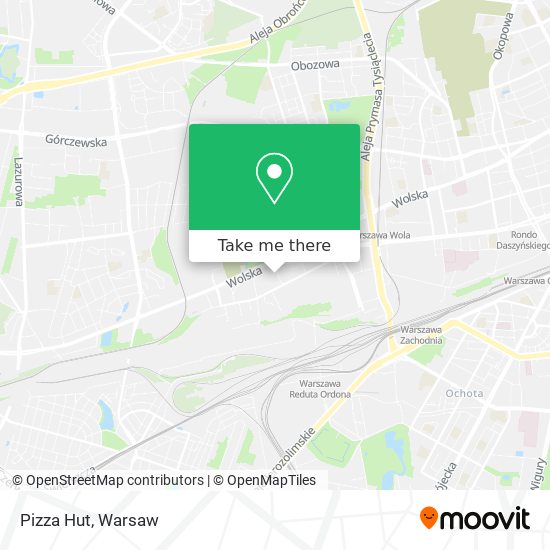 Pizza Hut map