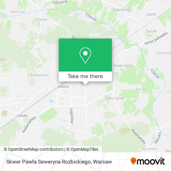 Skwer Pawła Seweryna Rozbickiego map