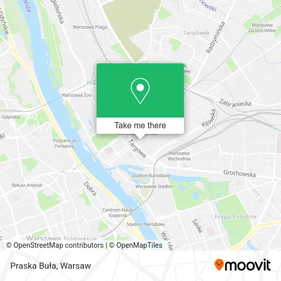 Praska Buła map