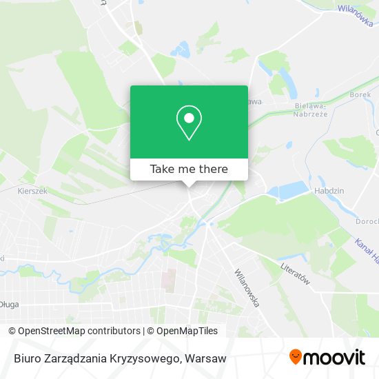 Карта Biuro Zarządzania Kryzysowego