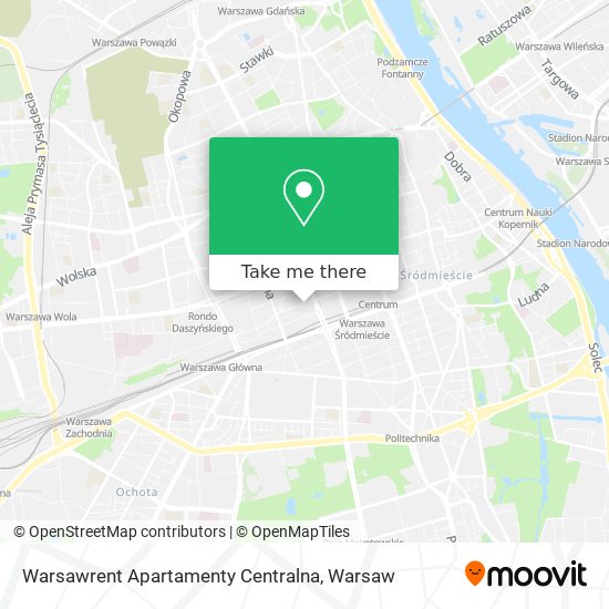 Warsawrent Apartamenty Centralna map