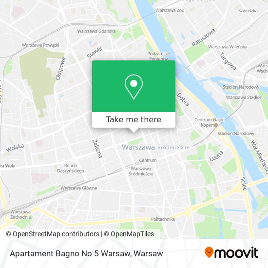 Apartament Bagno No 5 Warsaw map