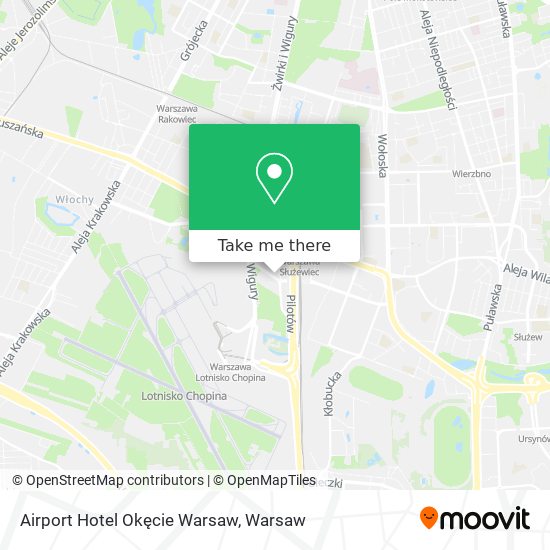 Карта Airport Hotel Okęcie Warsaw