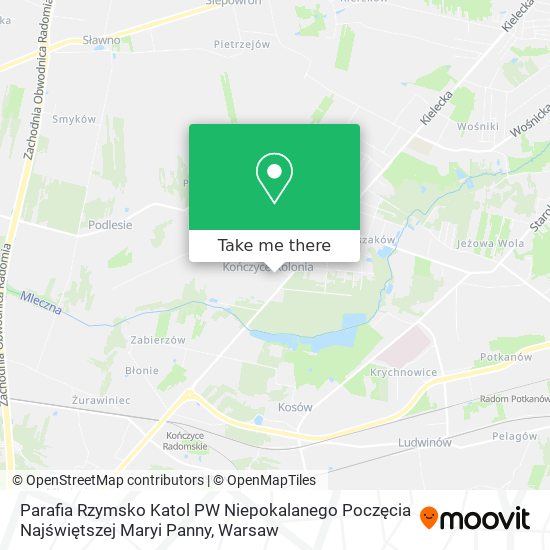 Parafia Rzymsko Katol PW Niepokalanego Poczęcia Najświętszej Maryi Panny map