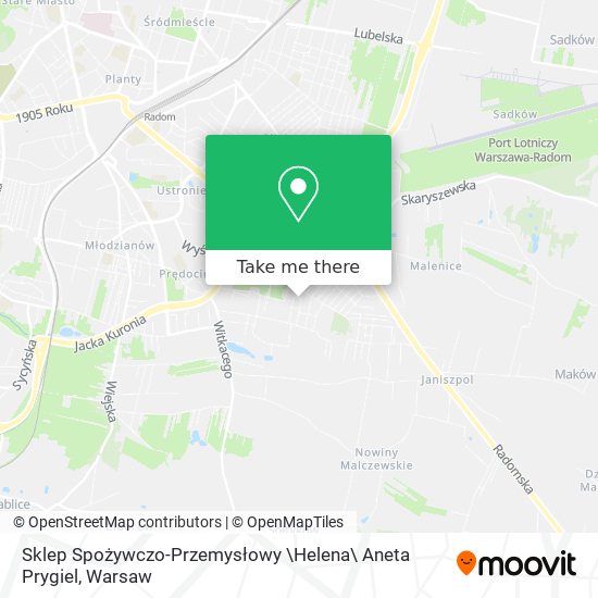 Sklep Spożywczo-Przemysłowy \Helena\ Aneta Prygiel map