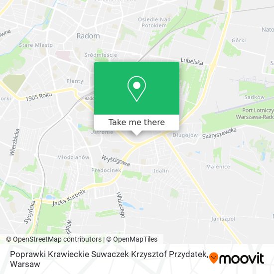 Poprawki Krawieckie Suwaczek Krzysztof Przydatek map