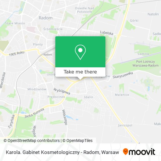 Karola. Gabinet Kosmetologiczny - Radom map