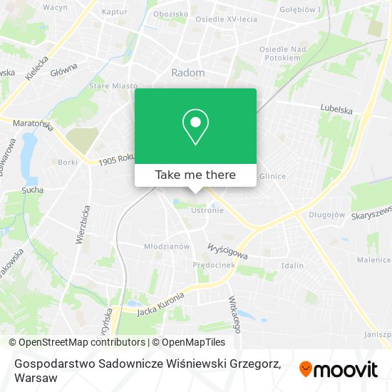 Gospodarstwo Sadownicze Wiśniewski Grzegorz map