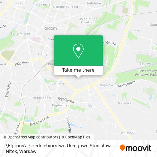 \Elprons\ Przedsiębiorstwo Usługowe Stanisław Nitek map