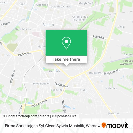 Firma Sprzątająca Syl-Clean Sylwia Musialik map