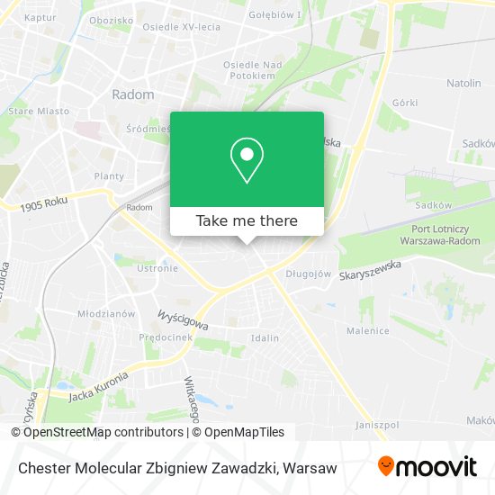 Chester Molecular Zbigniew Zawadzki map