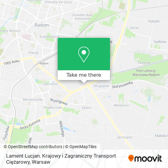 Lament Lucjan. Krajowy i Zagraniczny Transport Ciężarowy map