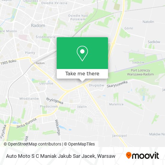 Auto Moto S C Maniak Jakub Sar Jacek map