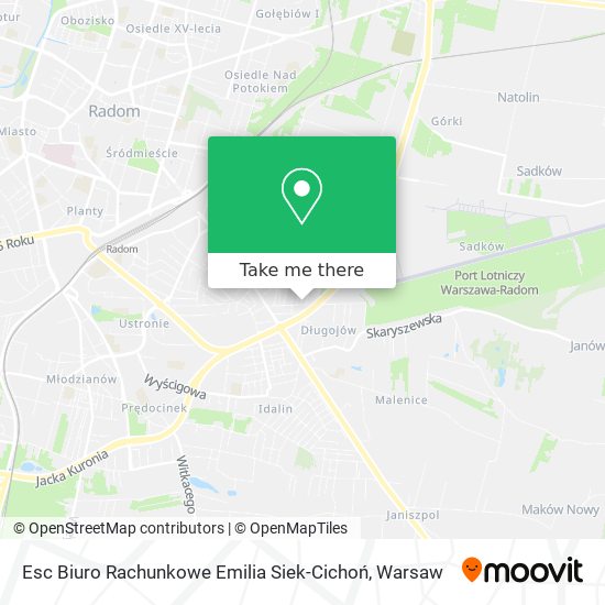 Esc Biuro Rachunkowe Emilia Siek-Cichoń map