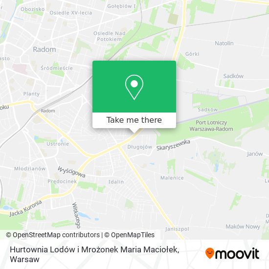 Hurtownia Lodów i Mrożonek Maria Maciołek map