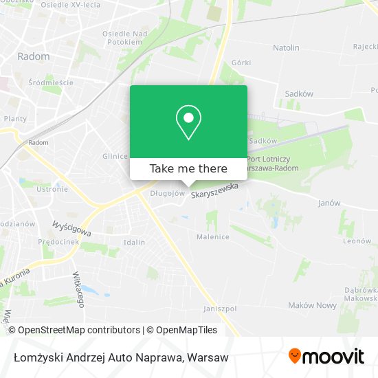 Łomżyski Andrzej Auto Naprawa map