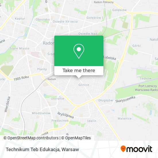 Technikum Teb Edukacja map