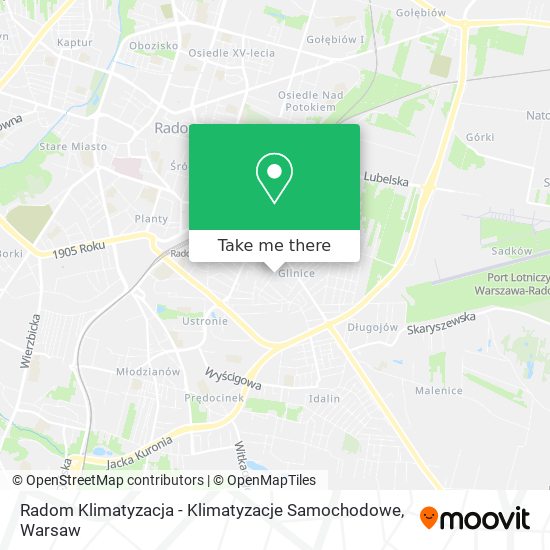 Radom Klimatyzacja - Klimatyzacje Samochodowe map