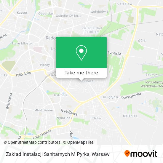 Zakład Instalacji Sanitarnych M Pyrka map