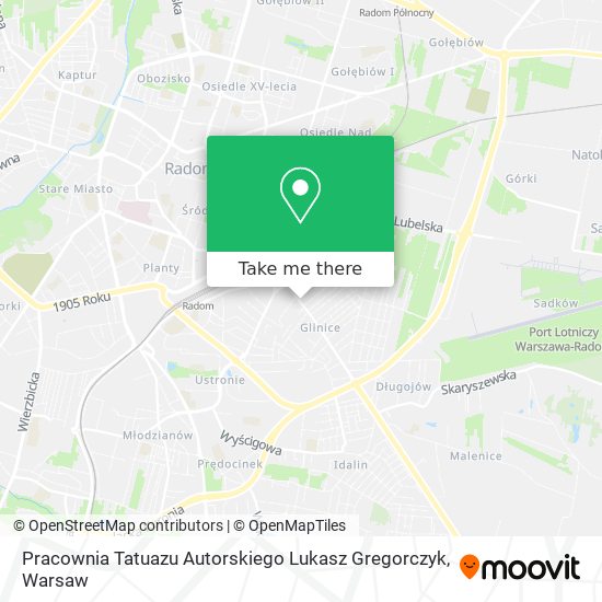 Pracownia Tatuazu Autorskiego Lukasz Gregorczyk map