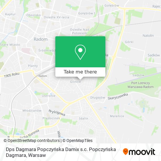 Dps Dagmara Popczyńska Damix s.c. Popczyńska Dagmara map