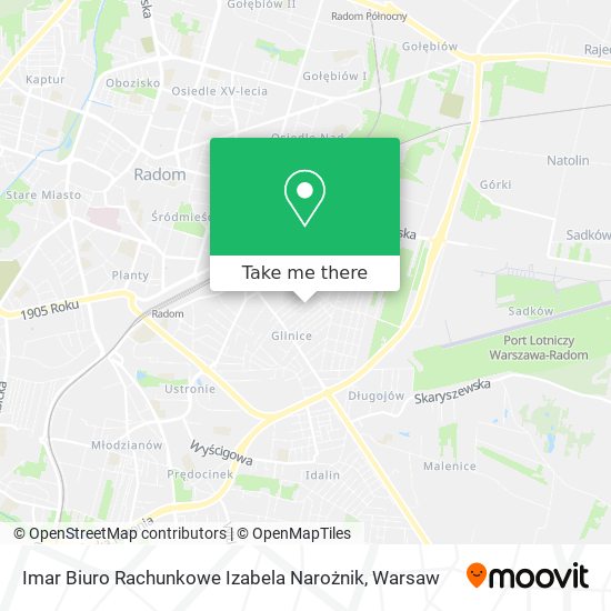 Imar Biuro Rachunkowe Izabela Narożnik map