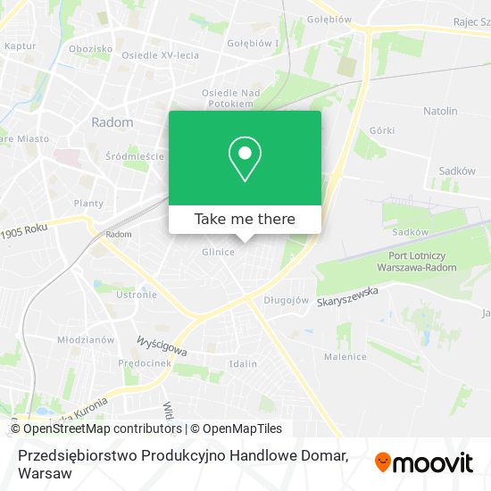 Przedsiębiorstwo Produkcyjno Handlowe Domar map